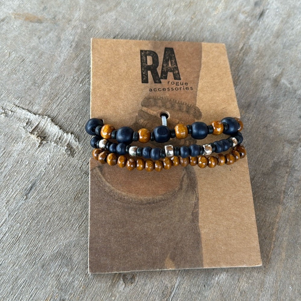 RA Rogue Accessories 3-Piece Men’s Padanaram Bracelets‎ NWT